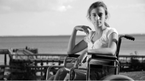 girl on wheelchair